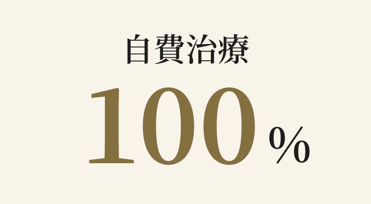 自費治療100%