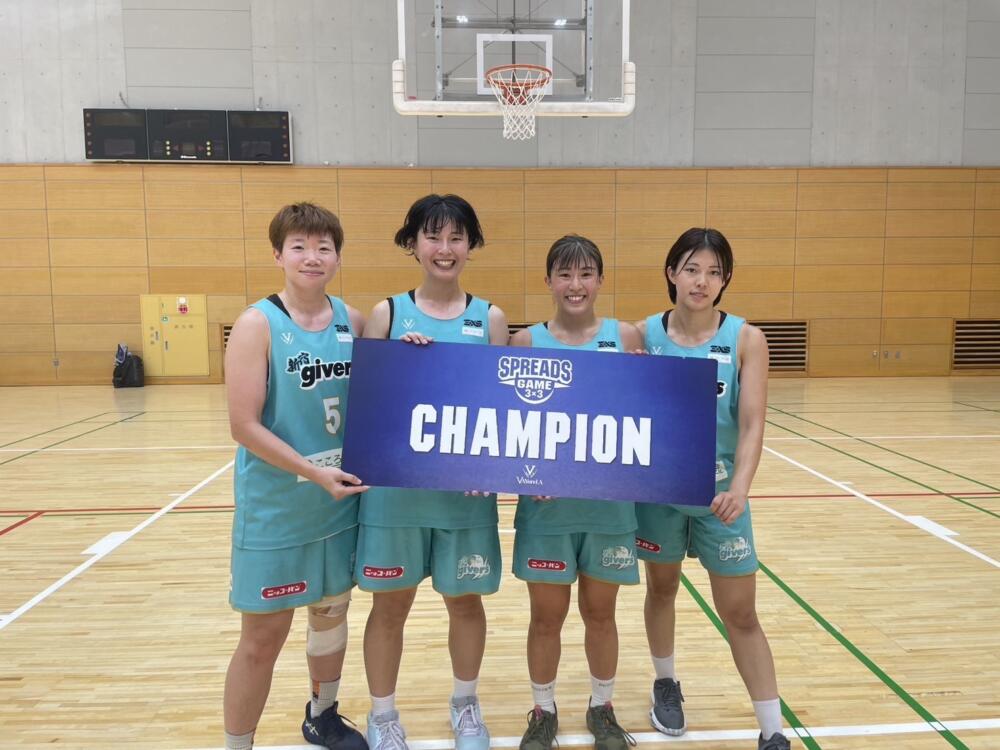 女子3x3バスケットボールチーム「新宿givers」大会優勝のお知らせ